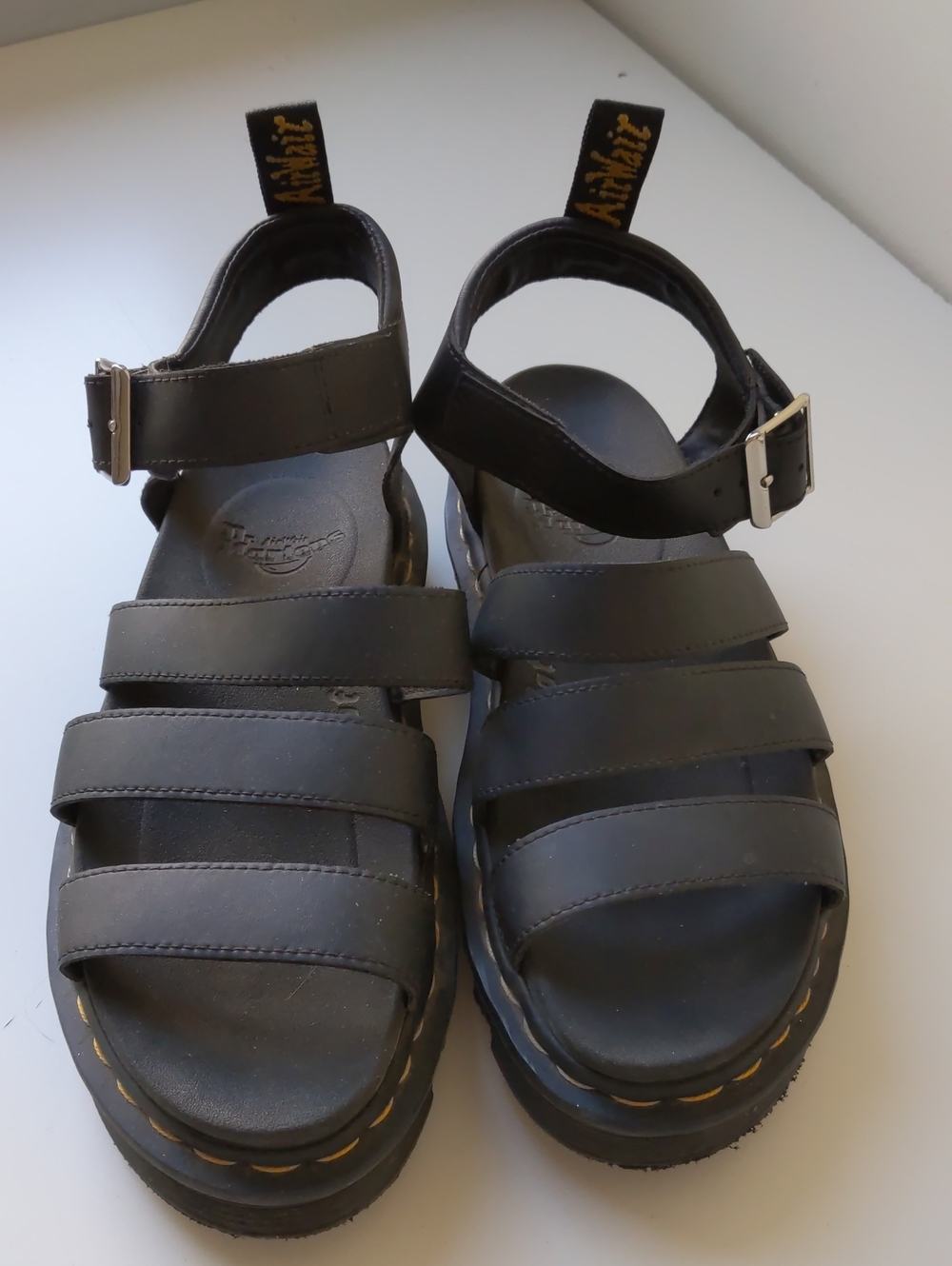 Dr. Martens Blaire Platform Sandals Black Women's EU 41 US 9 - Picture 3 of 7